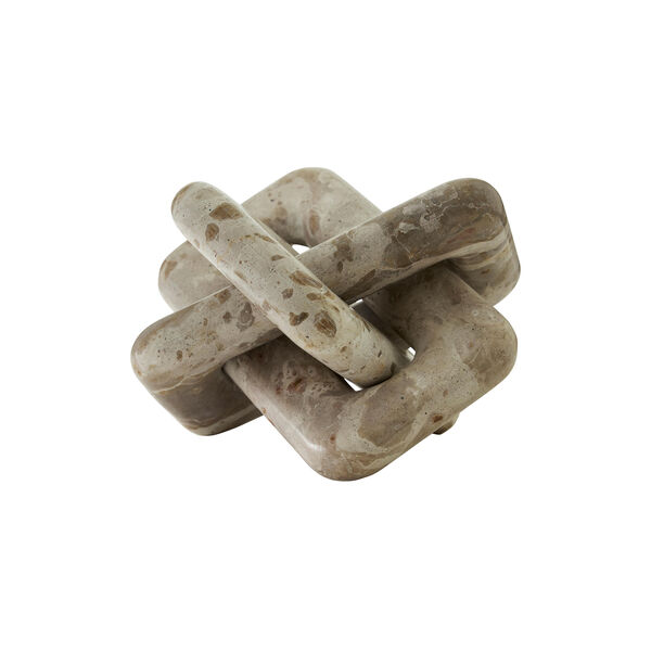 Knot dekorasjon, greige, Jakobsdals