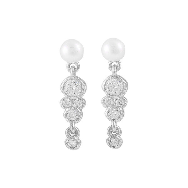 Scarlet &oslash;reringer, silver, Hultquist Copenhagen