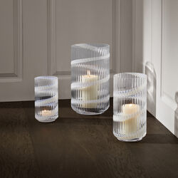 Lyngby Vase, swirl white, Lyngby Porcelæn