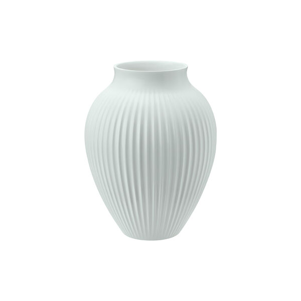 Knabstrup Vase Ripple | H 20 | Mat ice blue, Knabstrup Keramik
