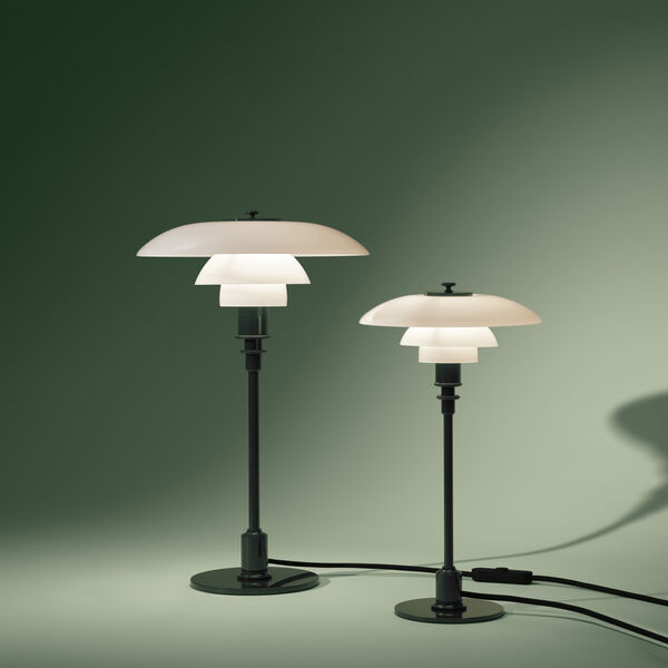 PH 3/2 Bordlampe, glossy deep green, Louis Poulsen