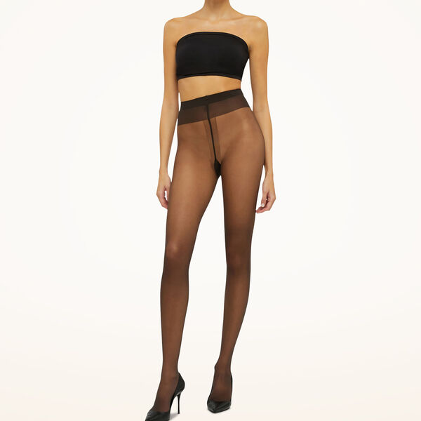 Individual 10 Tights, nearly black, Wolford