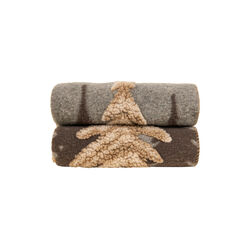 BOSCO GRIGIO Easy boiled wool pledd 150x190cm, Frati Home