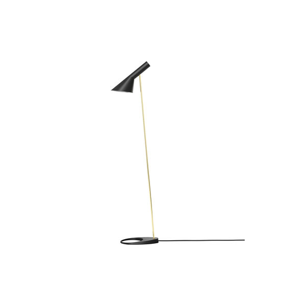 AJ gulvlampe, brass/black, Louis Poulsen