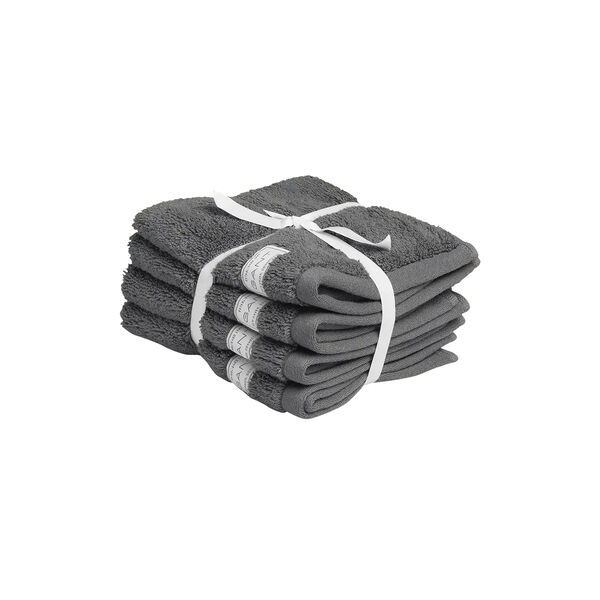 4-Pack Premium h&aring;ndkl&aelig;r 30X30, anchor grey, Gant