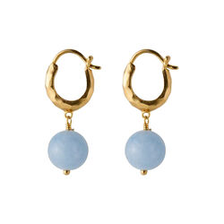 Blue&nbsp;Sky&nbsp;&oslash;reringer, gold plated, Pernille Corydon Jewellery