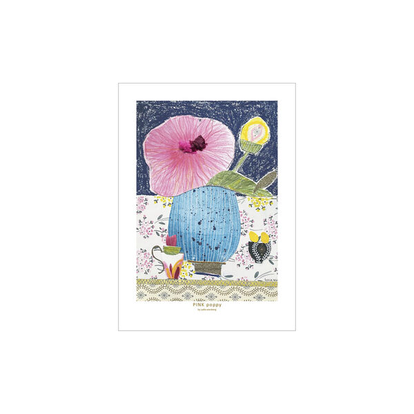 Rosa valmue, Poster & Frame