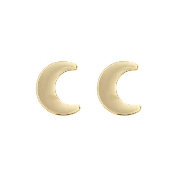 Mika - Small Moon Stud &oslash;rering, gull, timi of Sweden