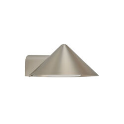 Grasp Wall Lamp oppladbar, brushed stainless steel, FRANDSEN