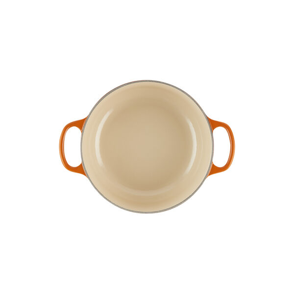 Signature st&oslash;pejern rund gryte &Oslash; 20 cm, volcanic, Le Creuset