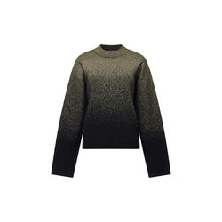 KADY GLITTER OMBRE JUMPER, black gold, French Connection