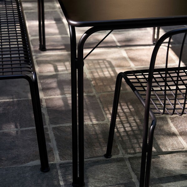 Thorvald&nbsp;SC113 Outdoor Dining Table, warm black, &Tradition