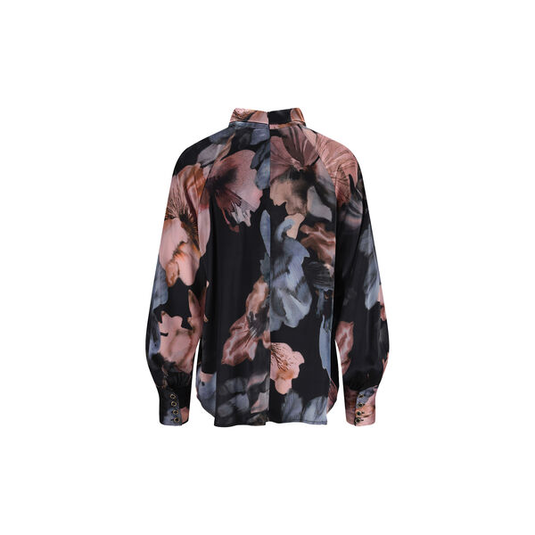 Savoy Marble bluse, svart Savoy Marble bluse, svart, Katrin Uri