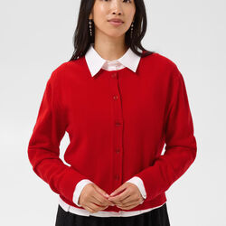 CarimiPW Cardigan | goji berry, Part Two
