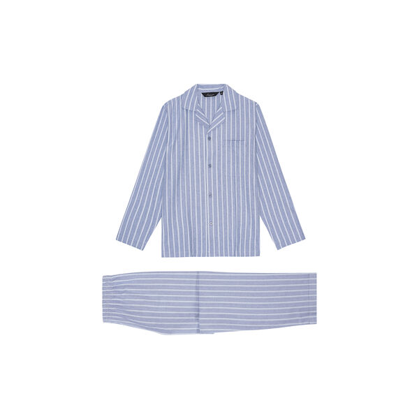 Bergen pyjamas, herringbone blue/ off white Bergen pyjamas, herringbone blue/ off white, Ambassador 1867