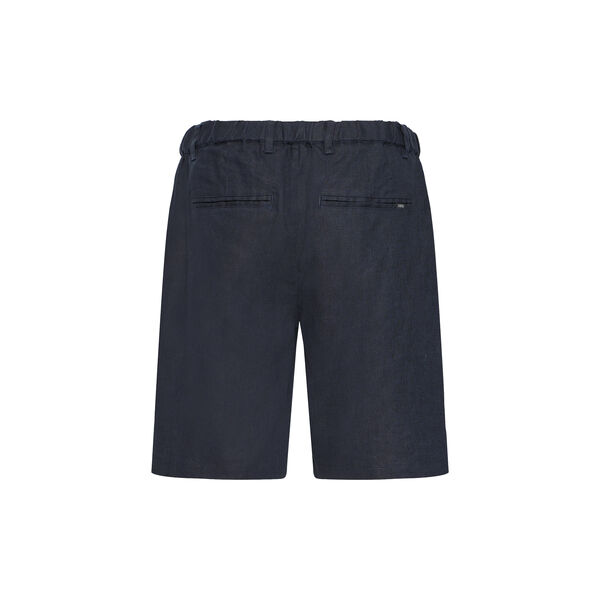 CFPANDRUP Linen Shorts, dark navy, Casual Friday