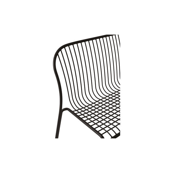 Thorvald SC111 Outdoor Dining Bench, warm black, &Tradition