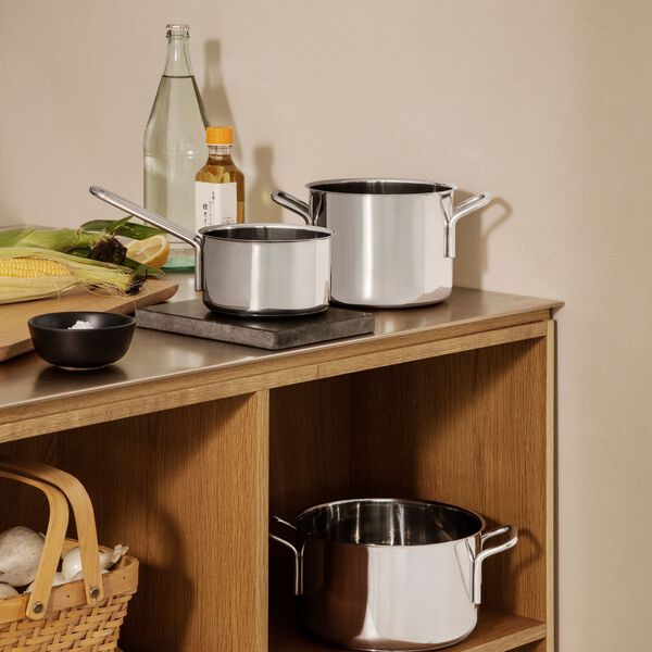 Stainless Steel Grytesett 3 deler, Eva Trio