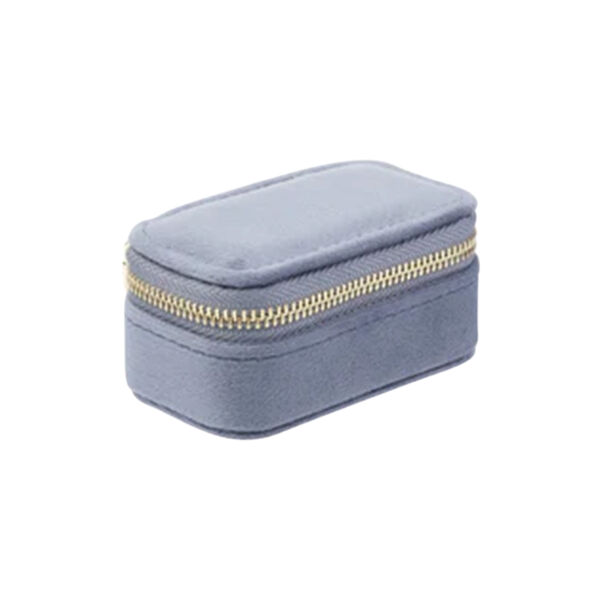 Velvet Jewellery Box Micro, grisalle blue, DARK department