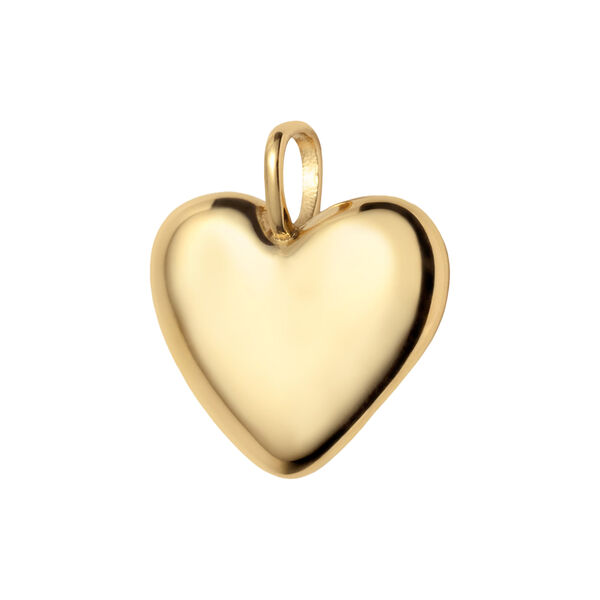 The Big Pebble Heart, gold, CAMILLA PIHL