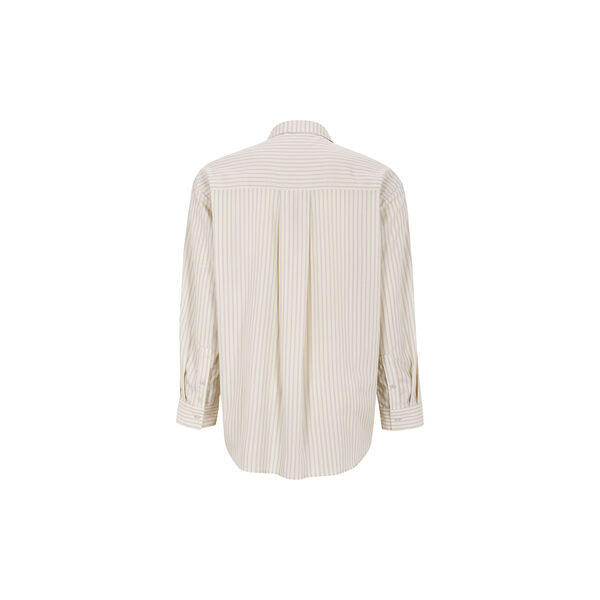 SRVeronica Striped Shirt, stripe snow white w thistle, Soft Rebels