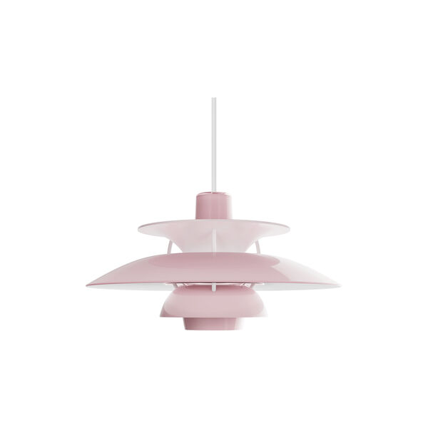 PH 5 320 Opal pendel, opal pale rose, Louis Poulsen