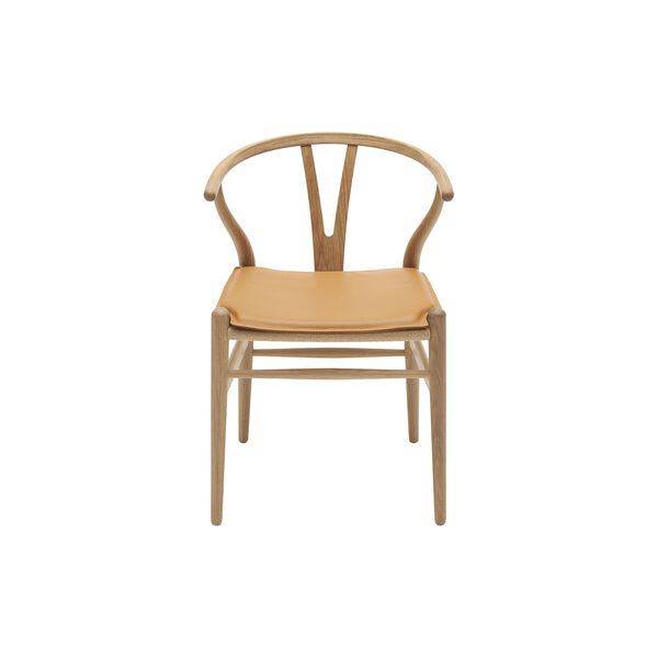 CH24 sittepute, light brown, Carl Hansen & Søn