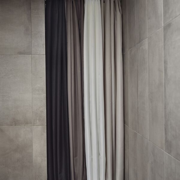 Lux dusjforheng, black, Zone Denmark