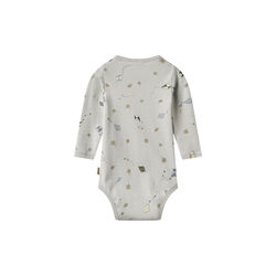 Body L/S Freddie, 9036 mellow sky kites, Wheat