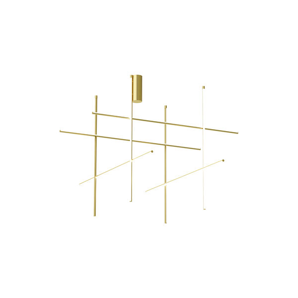 Coordinates Module C taklampe, anodized champagne, Flos
