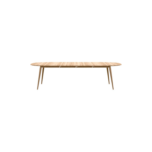 PLAYdinner Lamé Dining Table with Extension incl. 2 Extension Leaves, natural oiled oak, Bruunmunch Furniture