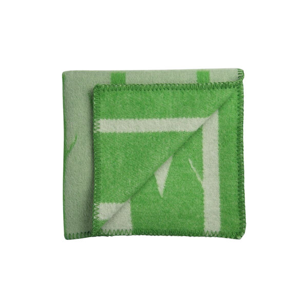 Krokodille Halvpledd, Green/Naturale, R&oslash;ros Tweed