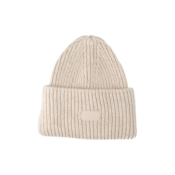Oversize Beanie, beige, LÄST