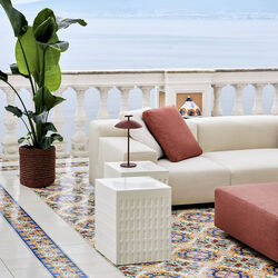 MINI GEEN-A Battery Version bordlampe, brick red, Kartell