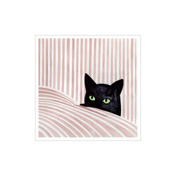 Svart katt, Poster & Frame