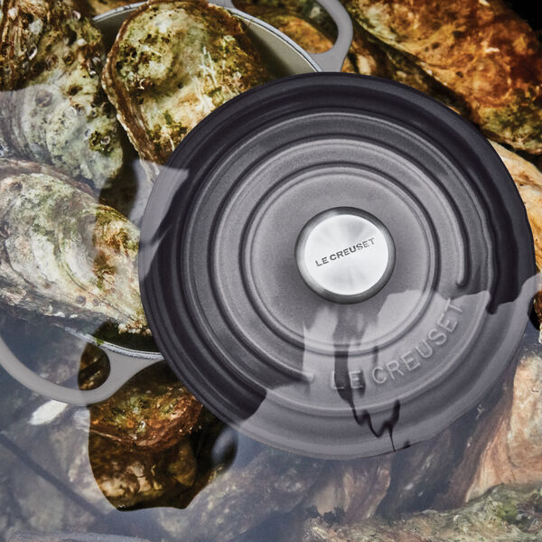 Signature rund gryte &Oslash; 26 cm, flint, Le Creuset