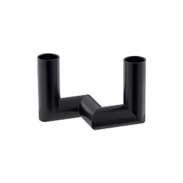 Matrix Mini 2-Arms Candleholder, matte black, Uyuni Lighting