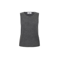 Auburns 3801 strikket vest, grå melange, Minimum