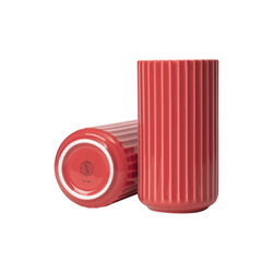 Lyngby Vase, rød, Lyngby Porcelæn