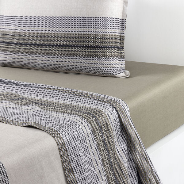 Modernist Stripe Flat laken, BOSS Home
