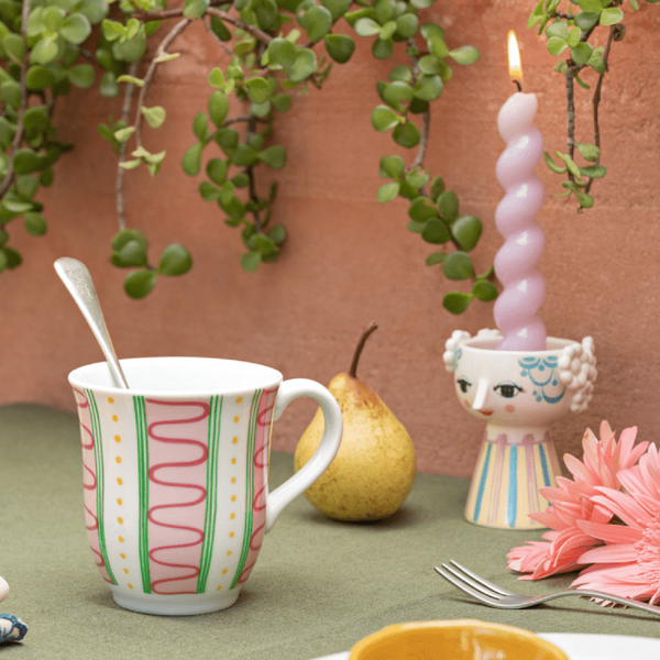 Eva krus 35 cl, rosa, Bjørn Wiinblad