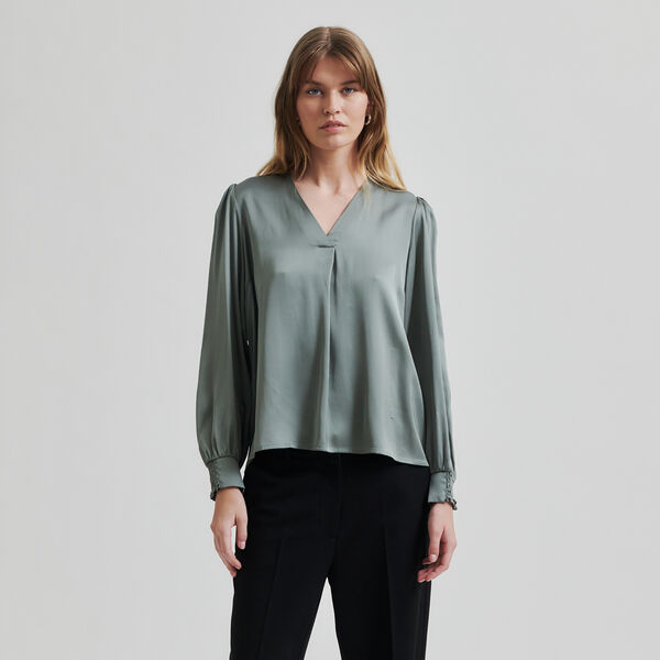 Barri Blouse, agave green, Second Female