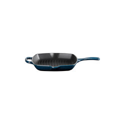 Signature kvadratisk grillpanne 26 cm, nuit, Le Creuset