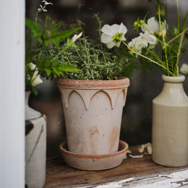 Elizabeth RAW med underfat, rosa, Bergs Potter