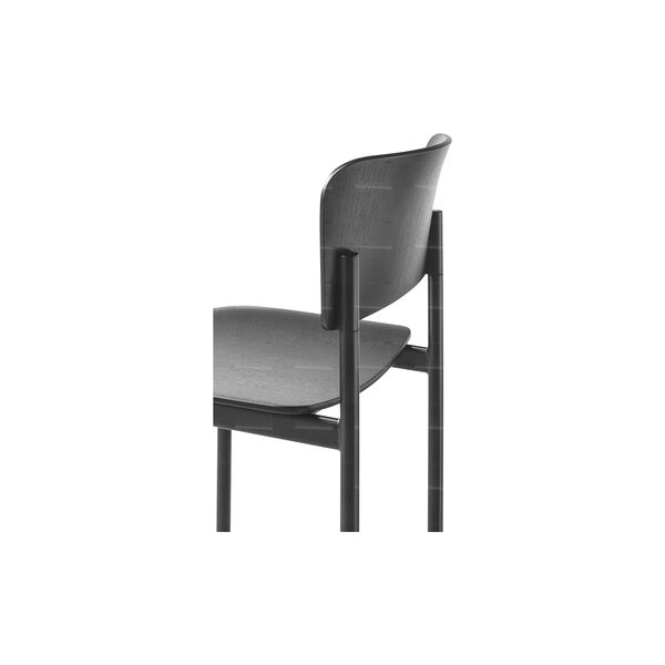 Plan Chair, svart lakkert ash/svart, Fredericia Furniture