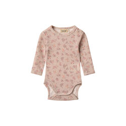 Wool Body L/S Lucca, 1358 lilac flowers, Wheat