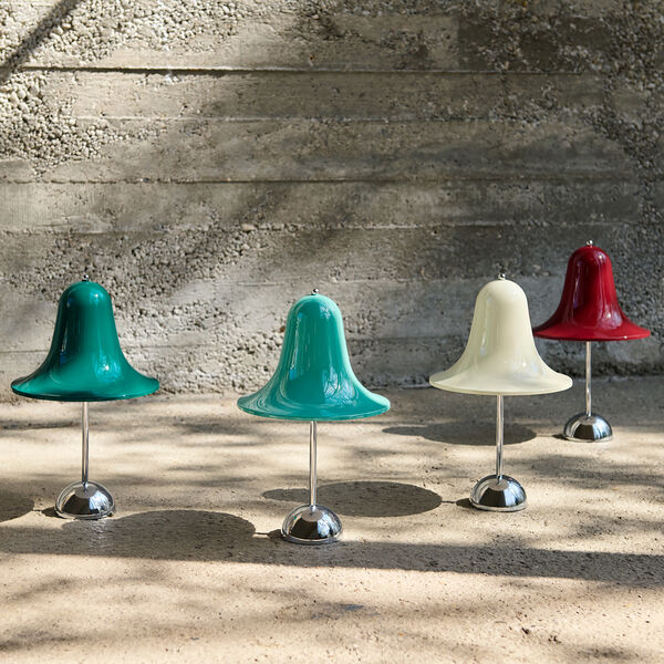 Pantop Portable Table Lamp, dark teal, Verpan