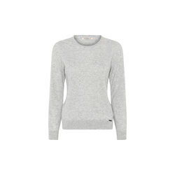 Elaine kasjmir jumper, grå melange, Micha