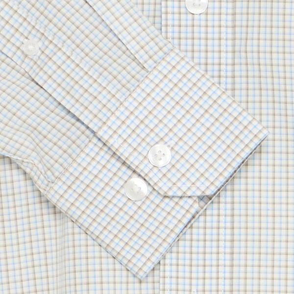 CFJONSSON Small Checked Shirt, vista blue, Casual Friday