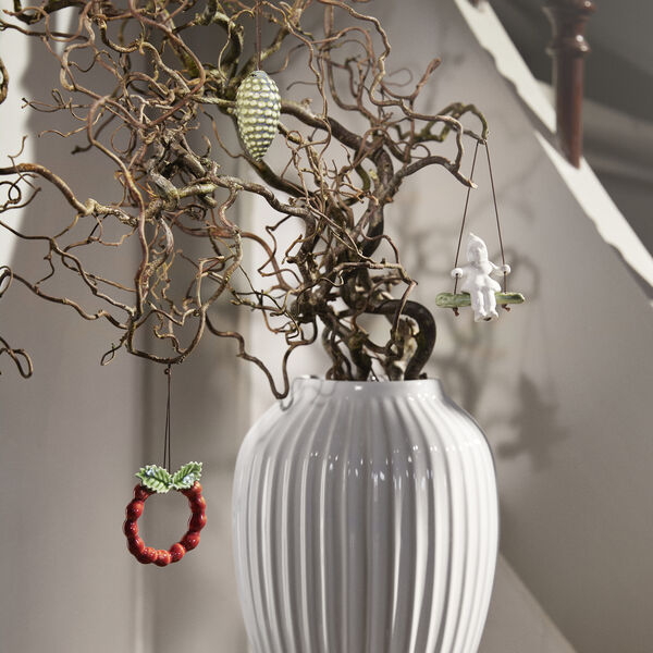 Christmas Tales krans, r&oslash;d, K&auml;hler